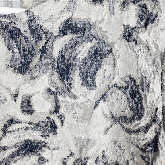 Markus Lupfer Floral Brocade Tee Blouse Top Shirt - Picture 2 of 5